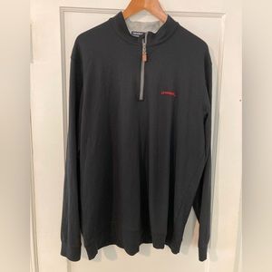 Devon and Jones 1/4 zip with La Preferdia logo Men’s XL